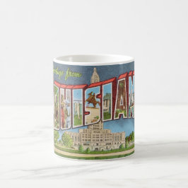 Retro Louisiana-ansichtkaart Koffiemok
