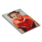 Retro Love: 1950s Heart Glow Notitieboek (Rechterzijde)