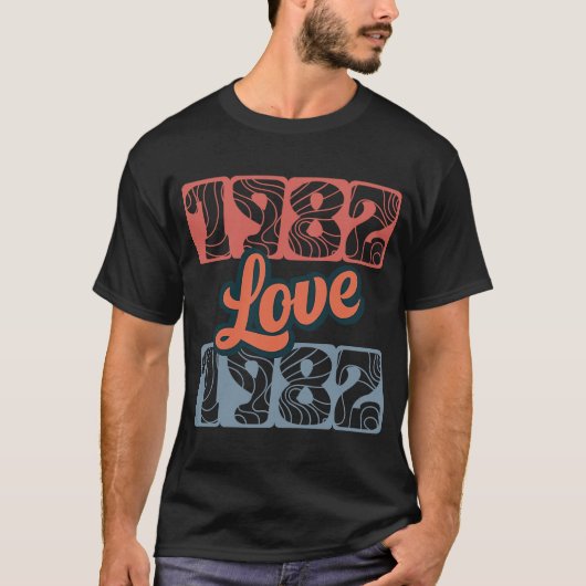 Retro Love 1982 Originele Editie Klasse Perfect Be T-shirt (Voorkant)