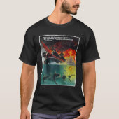 Retro Love Adventures Movies Design Poseidons Art T-shirt (Voorkant)
