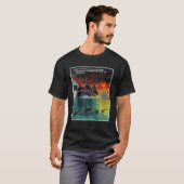 Retro Love Adventures Movies Design Poseidons Art T-shirt (Voorkant volledig)