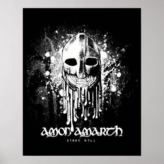 Retro Love Amon Amarth Music FanArt Forever Poster (Voorkant)