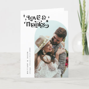 Retro Love and Bedankt White Arch Wedding
