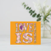 Retro Love begrijpt Briefkaart (Staand voorkant)