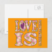 Retro Love begrijpt Briefkaart (Voorkant / Achterkant)