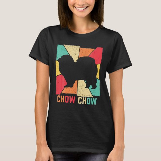  Retro Love Best Chow Chow Dog Owner Cadeft T-shirt (Voorkant)