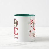 Retro Love Christmas Magic Classic Koffie Mok (Midden)