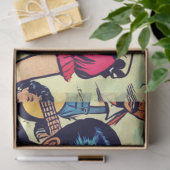 Retro Love Couple Comic Tissuepapier (Geschenk)