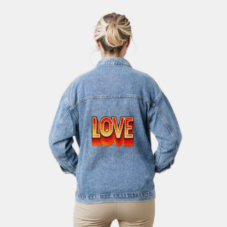 Retro Love Denim Jacket