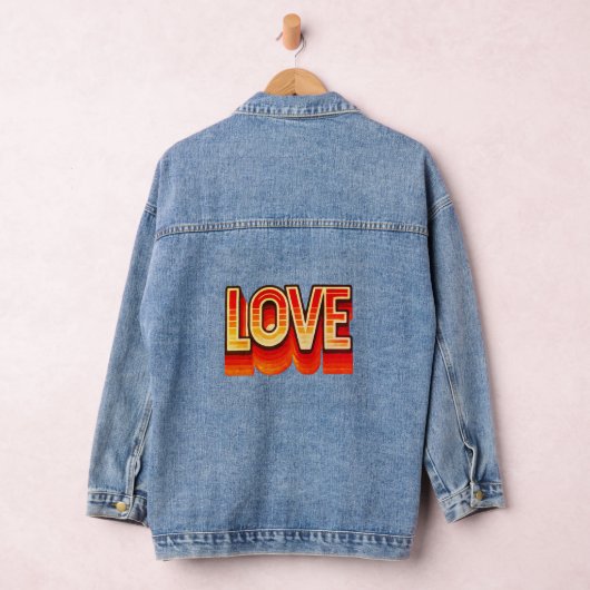 Retro Love Denim Jacket (Hangar)