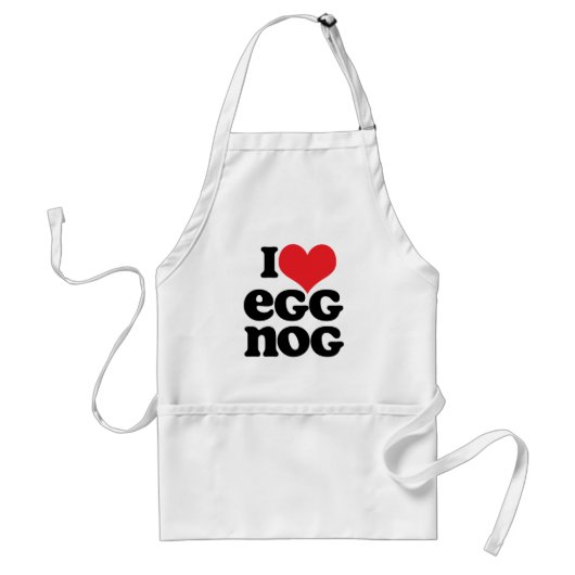 Retro Love Egg Nog Apron Standaard Schort (Voorkant)