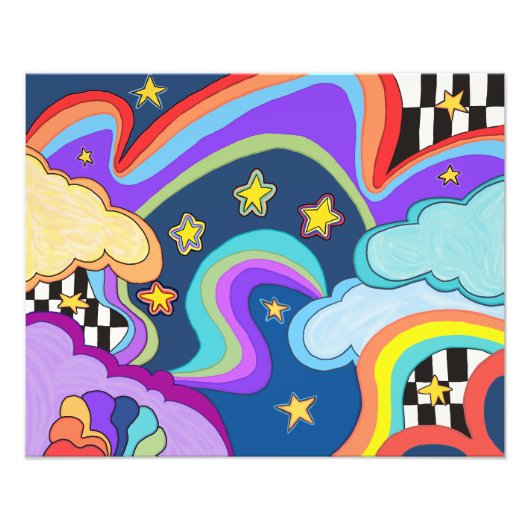 Retro Love Foto Afdruk (Voorkant)