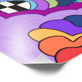 Retro Love Foto Afdruk (Hoek)