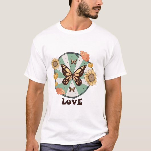 Retro Love - Herfst T-shirt (Voorkant)