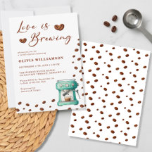 Retro Love is Brewing koffiemachine bruiloft feest