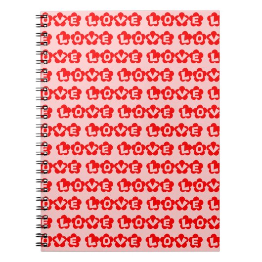 Retro LOVE Notitieboek (Voorkant)