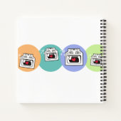 Retro Love Oven Persoonlijk kookboek Recept notiti Notitieboek (Achterkant)