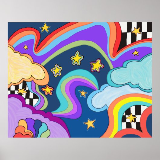 Retro Love Poster (Voorkant)