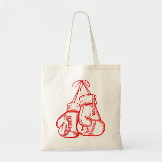 Retro Love Red Boxing Gifts Boxer Gift 586 Tote Bag (Voorkant)