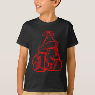 Retro Love Red Boxing Gifts Boxer Gift T-shirt