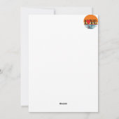 Retro Love Reflection Feestdagenkaart (Achterkant)