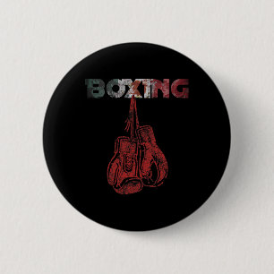 Retro Love Rode Bokshandschoenen Mexicaanse  stijl Ronde Button 5,7 Cm