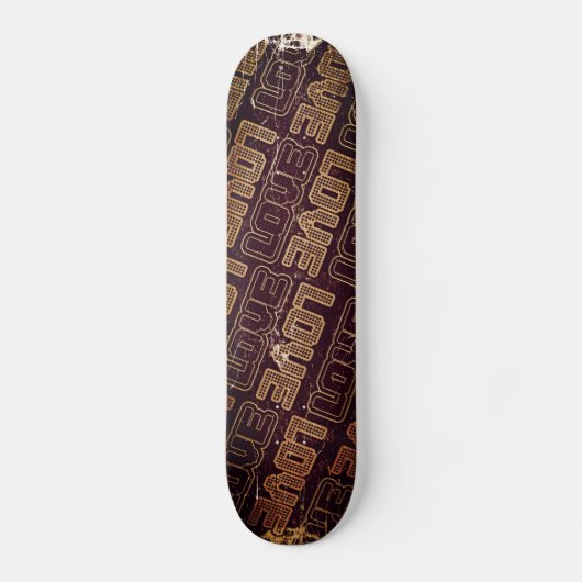  Retro Love - Skateboard (Voorkant)