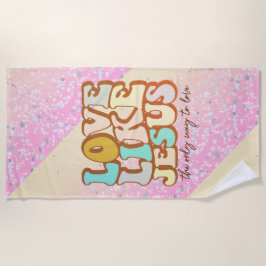 Retro Love Strandlaken