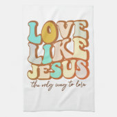 Retro Love Theedoek (Verticaal)