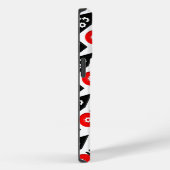 Retro LOVE Vierkant Case-Mate iPhone Case (Achterkant / Rechts)