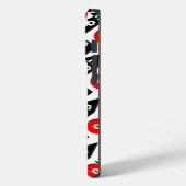 Retro LOVE Vierkant Case-Mate iPhone Case (Achterkant / Links)