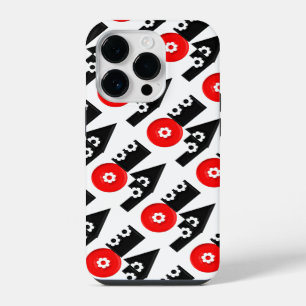 Retro LOVE Vierkant iPhone 14 Pro Hoesje