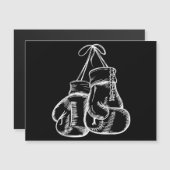 Retro Love White Boxing Gifts Boxer Gift (Voorkant / Achterkant)