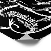 Retro Love White Boxing Gifts Boxer Gift Poster (Hoek)