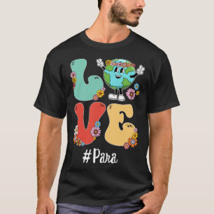 Retro Love World Earth Day 2023 par T-shirt