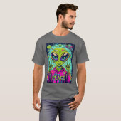 Retro Lover Ontvoering Team T-shirt (Voorkant volledig)