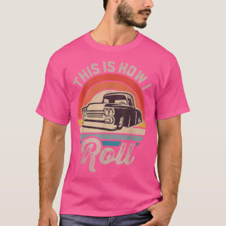 Retro Lowered Truck Dit is hoe ik Lowrider T-shirt