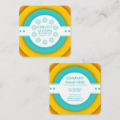 retro loyaliteitsstempel klantenkaartje (Voorkant / Achterkant)