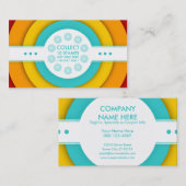 retro loyaliteitsstempel klantenkaartje (Voorkant / Achterkant)