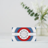 retro loyaliteitsstempel klantenkaartje (Staand voorkant)