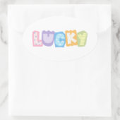 Retro Lucky Scrapbook Letter sticker (Tas)