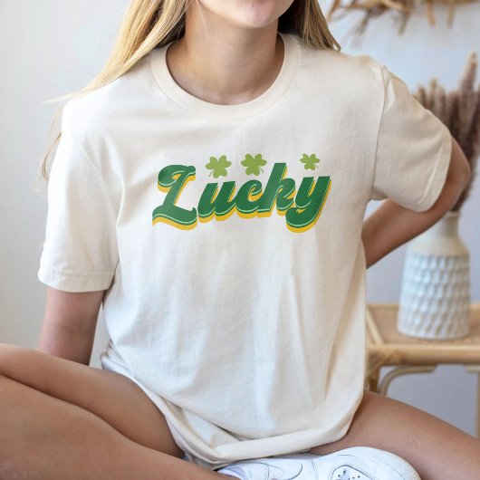 Retro Lucky Shirt, Retro St Patrick Day T-shirt