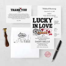 Retro Lucky Verliefd Vegas Bachelorette