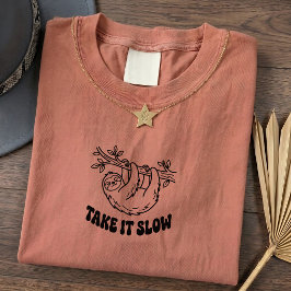 Retro luiaard grafische T-shirt voor casual wear