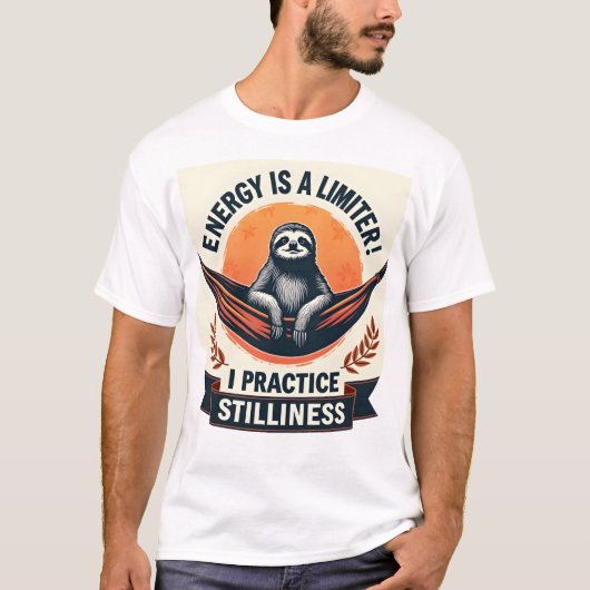 Retro Luiaard Mascotte Retro Vector Kunst 2 T-shirt (Voorkant)