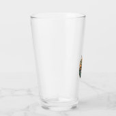 Retro Luiaard Vector Retro Wilde Dieren Badge 2 Glas (Rechts)