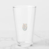 Retro Luiaard Vector Retro Wilde Dieren Badge 2 Glas (Achterkant)