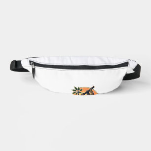 Retro Luiaard Vector Retro Wilde Dieren Badge 2 Heuptasje