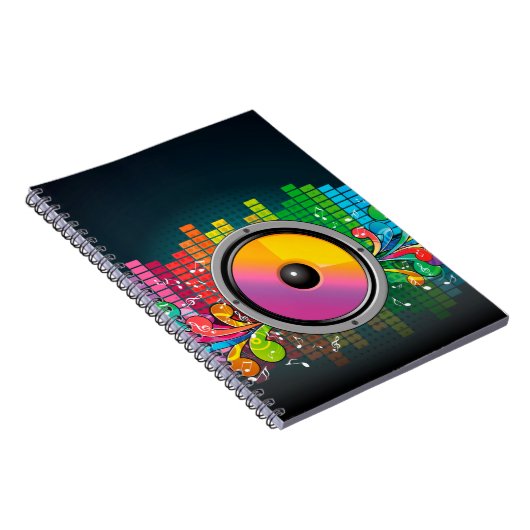 Retro-luidspreker Notitieboek (Rechterzijde)