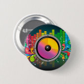 Retro-luidspreker Ronde Button 5,7 Cm (Voorkant /achterkant)